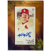 RDB Holdings & Consulting CTBL-040653 Miles Mikolas Signed 2019 Topps Allen & Ginter Mini Framed On Card Auto No.MA-MMI St. Louis Cardinals
