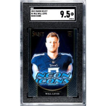 RDB Holdings & Consulting CTBL-040781 Will Levis 2023 Panini Select Neon Icons Rookie Card RC No.NI-WLE-SGC Graded 9.5 Mint - Tennessee Titans