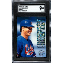 RDB Holdings & Consulting CTBL-040598 Ryne Sandberg 1996 Fleer Ultra Respect Gold Medallion Card No.8- SGC Graded 9 Mint - Cubs & HOF