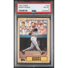 RDB Holdings & Consulting CTBL-040770 Barry Bonds 1987 Topps Rookie Card RC No.320 - PSA Graded 8 NM-MT - Pittsburgh Pirates
