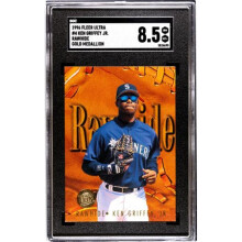 RDB Holdings & Consulting CTBL-040553 Ken Griffey, Jr. 1996 Fleer Ultra Rawhide Gold Medallion Card No.4-SGC Graded 8.5 NM-MT - Mariners & HOF