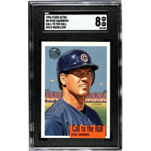 RDB Holdings & Consulting CTBL-040709 Ryne Sandberg 1996 Fleer Ultra Call to the Hall Gold Medallion Card No.8-SGC Graded 8 NM-MT - Cubs & HOF