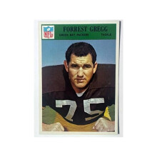 RDB Holdings & Consulting CTBL-041060 No.85 Forrest Gregg 1966 NFL Philadelphia Card - Centered-Packers-HOF