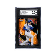 RDB Holdings & Consulting CTBL-040837 No.126 Freddie Freeman 2024 Topps Finest Orange Refractor MLB Card - 20-SGC Graded 10 Gem Mint - Dodgers-WS MVP