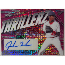 RDB Holdings & Consulting CTBL-040834 No.TH-JW1 Jordan Walker 2022 Leaf Metal Thrillerz Pink Crystal Rookie Auto MLB Card - 4 Cardinals