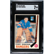 RDB Holdings & Consulting CTBL-041330 No.189 Terry Sawchuk 1969-1970 O-Pee-Chee NHL OPC Card - SGC Graded 7 NM