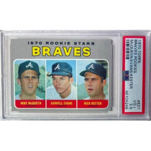 RDB Holdings & Consulting CTBL-041149 No.621 1970 Atlanta Braves Rookies MLB Card - PSA Graded 3.5 VG Plus Darrell Evans-Mike McQueen-Rick Kester