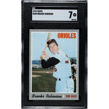 RDB Holdings & Consulting CTBL-041357 No.230 Brooks Robinson 1970 Topps MLB Card - SGC Graded 7 NM - Baltimore Orioles-HOF