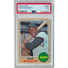RDB Holdings & Consulting CTBL-041121 No.290 Willie McCovey 1968 Topps MLB Card - PSA Graded 5 EX - San Francisco Giants-HOF