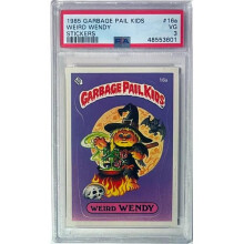 RDB Holdings & Consulting CTBL-041241 No.16A 1985 Topps Garbage Pail Kids Series 1 Weird Wendy Stickers Card - PSA Graded 3 VG
