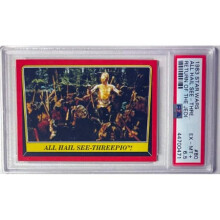 RDB Holdings & Consulting CTBL-041221 No.80 1983 Topps Star Wars Return of the Jedi All Hail See-Threepio Card - PSA Graded 6.5 EX-MT Plus