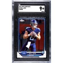 RDB Holdings & Consulting CTBL-040877 No.4 Will Levis 2023 Topps Chrome Composite NFL Rookie Card - SGC Graded 9 Mint - Tennessee Titans