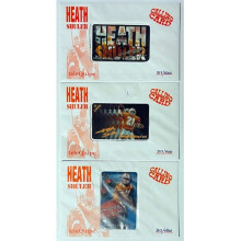 RDB Holdings & Consulting CTBL-041015 No.813 NFL Heath Shuler 1994 TeleQuipe Prepaid Calling Card - 4000-Tennessee Vols Football - Set of 3