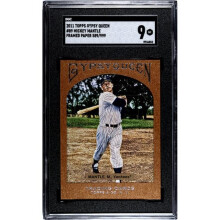 RDB Holdings & Consulting CTBL-041208 No.89 Mickey Mantle 2011 Topps Gypsy Queen Framed Paper MLB Card - 999-SGC Graded 9 Mint - Yankees-HOF