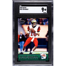 RDB Holdings & Consulting CTBL-041178 No.403 Tom Brady 2000 Pacific NFL Rookie Card - SGC Graded 9 Mint - Michigan-Patriots-GOAT-HOF