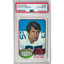 RDB Holdings & Consulting CTBL-041258 No.490 Lee Roy Jordan 1976 NFL Topps Card - PSA Slabbed Authentic - Dallas Cowboys