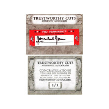 RDB Holdings & Consulting CTBL-041016 James Earl Jones Signed Trustworthy Cuts Trading Card for 1-1 Darth Vader & Star Wars