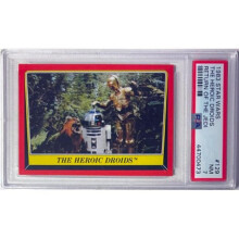 RDB Holdings & Consulting CTBL-041226 No.129 1983 Topps Star Wars Return of the Jedi The Heroic Droids Card - PSA Graded 7 NM