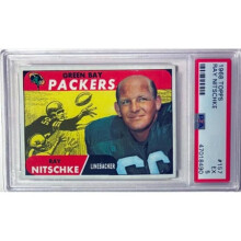 RDB Holdings & Consulting CTBL-041049 No.157 Ray Nitschke 1968 NFL Topps Card - PSA Graded 5 EX - Green Bay Packers-HOF