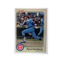 RDB Holdings & Consulting CTBL-041057 No.507 Ryne Sandberg 1983 Fleer MLB Rookie Card - Chicago Cubs-HOF
