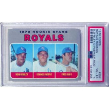 RDB Holdings & Consulting CTBL-041145 No.552 1970 Kansas City Royals Rookies MLB Card - PSA Graded 4 VG-EX - Don ORiley-Dennis Paepke-Fred Rico