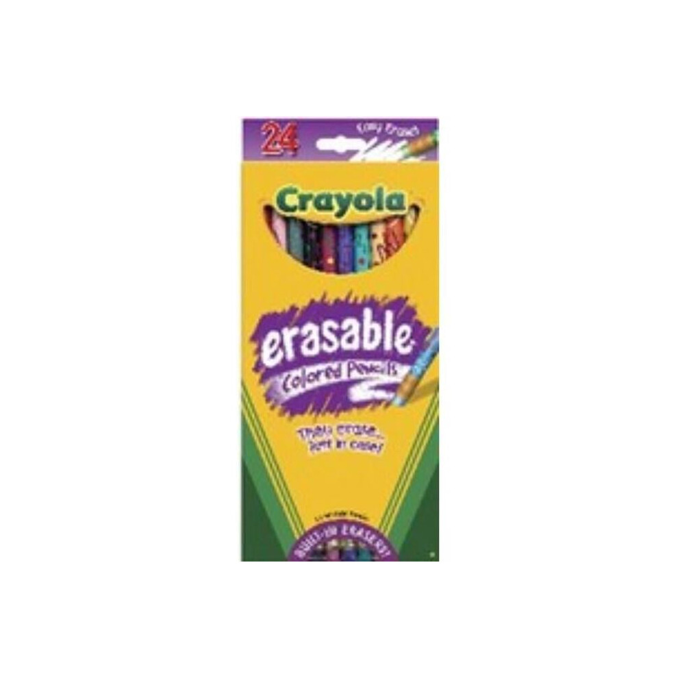 Crayola 1036C Erasable Color Pencil - Pack of 36