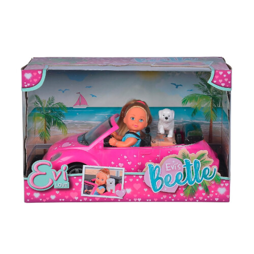 Simba Boneca Evi Love Beetle - SIMBA - Mini boneca com conversível - Acessórios incluídos