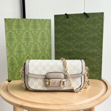 Gucci Baguette Bag Oatmeal 24×13.5×7.5cm