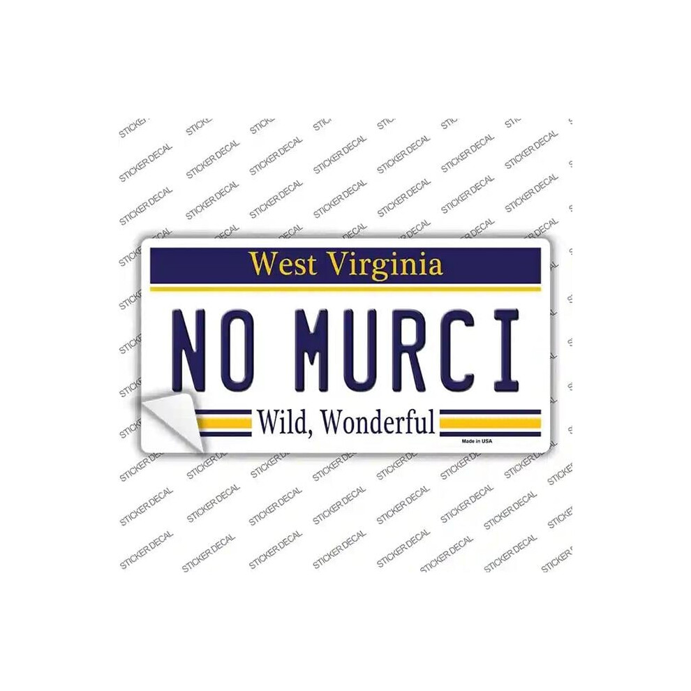 Smart Blonde Lp-6534S-L No Murci West Virginia Novelty Sticker Decal - Large 731997862905