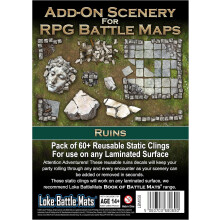 Add-On Scenery For RPG Battle Maps Ruins - Board Game
