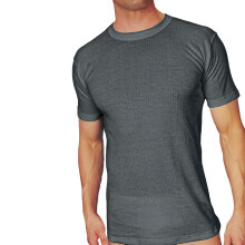 (M, Charcoal) Men Thermal T-Shirt Winter Warm Underwear Base