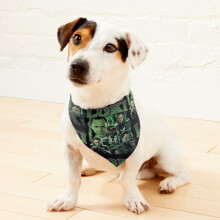 (Loki Laufeyson Vintage Bootleg =2488) 2-in-1 Pet Bandana Collar with Quick Release Buckle & D-Ring Adjustable Cat Scarf for Large/XLarge/XXLarge Dogs, Double-Sided Polyester Prints