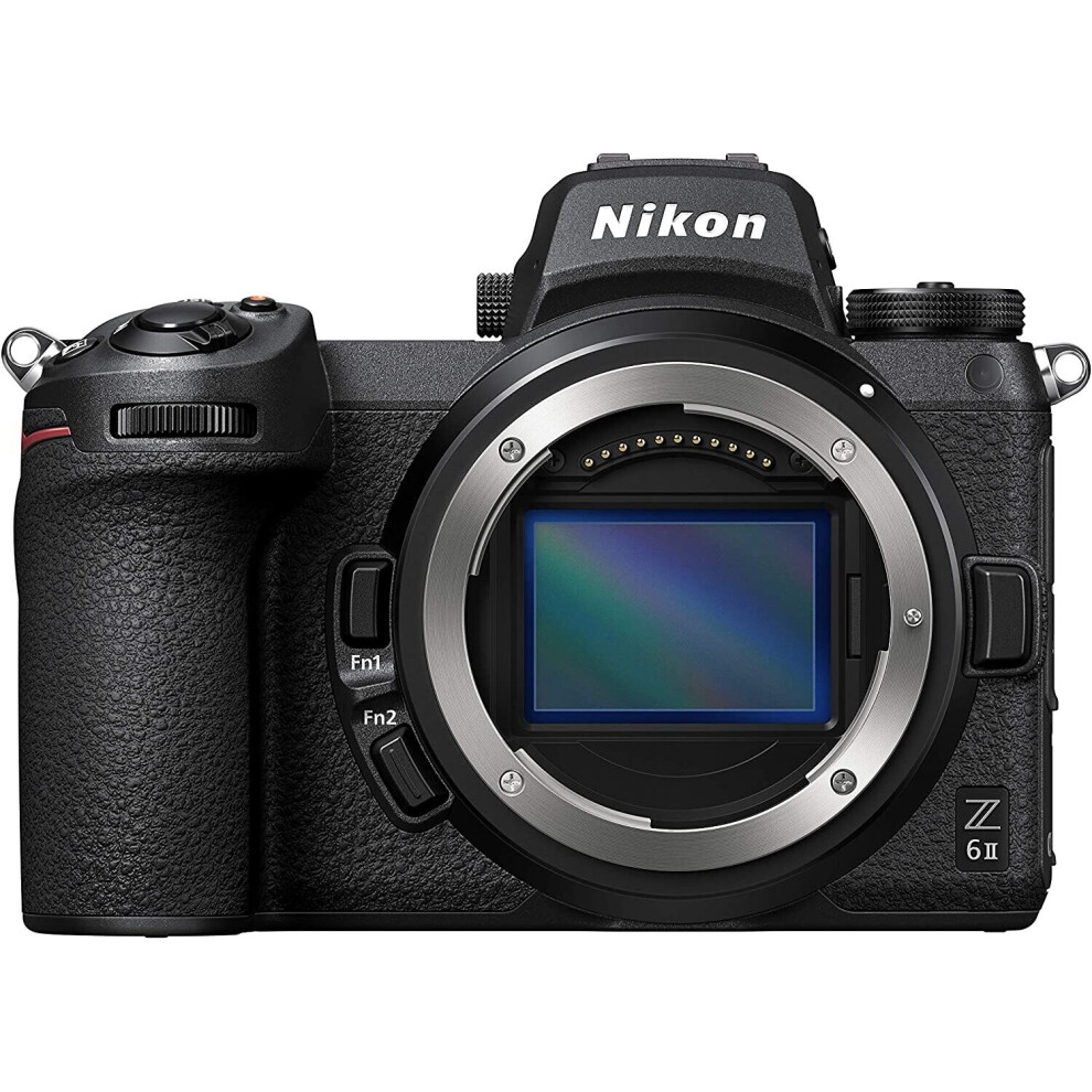 Nikon Z6 II Body Mirrorless Camera (24.5 megapixel, Ultra wide ISO, 14 fps Continuous Shooting, Eye-Detection AF, Dual Card Slots, 4K Full HD Video)