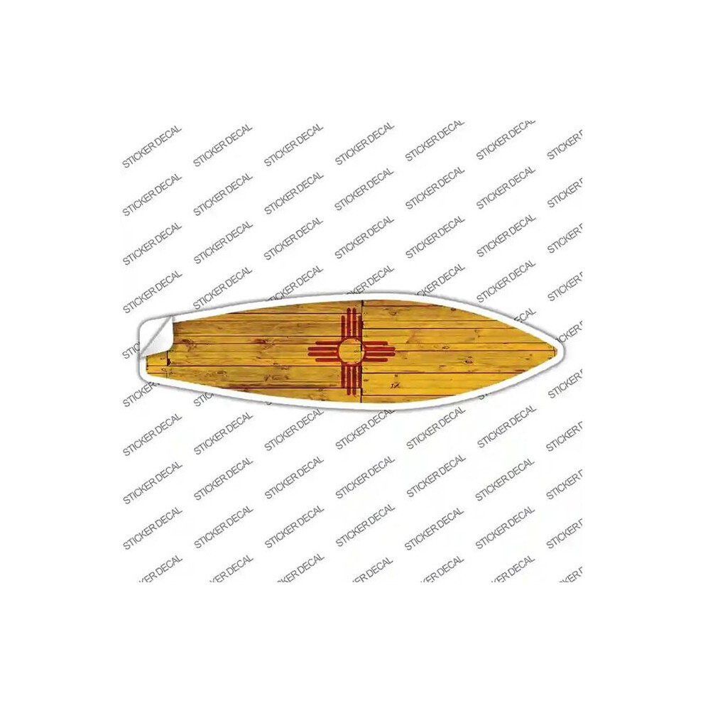 Smart Blonde Sb-130S-L Mexico State Flag Novelty Surfboard Sticker Decal - Large 731997963244