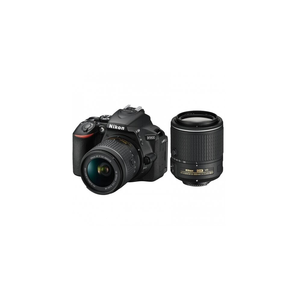 NIKON D5600 KIT AF-P 18-55MM F3.5-5.6G VR + AF-S 55-200MM F4-5.6G