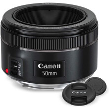 Canon EF 50mm f/1.8 STM Objektiv-Set mit Filtern