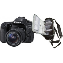 Canon EOS 80D (18-55mm f/3.5-5.6 σετ) με τσάντα Kamkorda