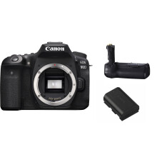 CANON EOS 90D Corpo + BG-E14 Battery Grip + LP-E6N