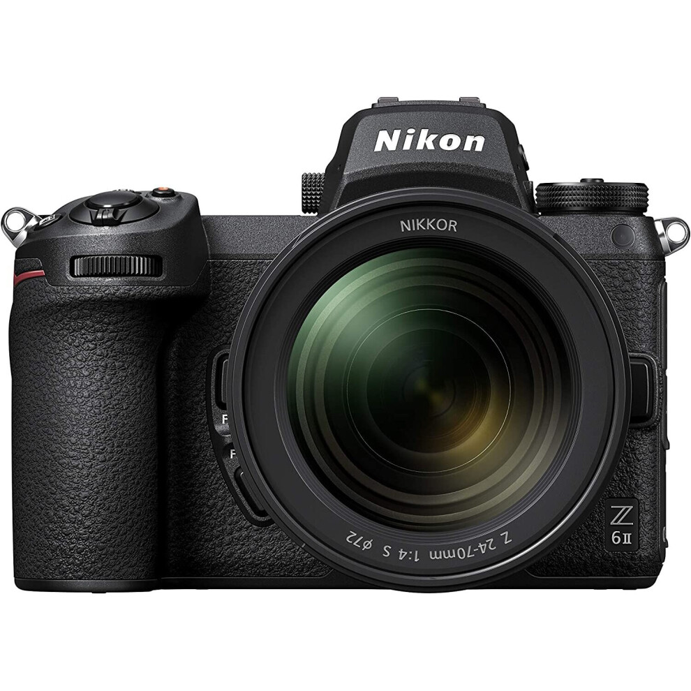 Nikon Z 6II FX-Format Mirrorless Camera Body w/NIKKOR Z 24-70mm f/4 S, Black w/ NIKKOR Z 24-70mm f/4 S FX Mirrorless camera body
