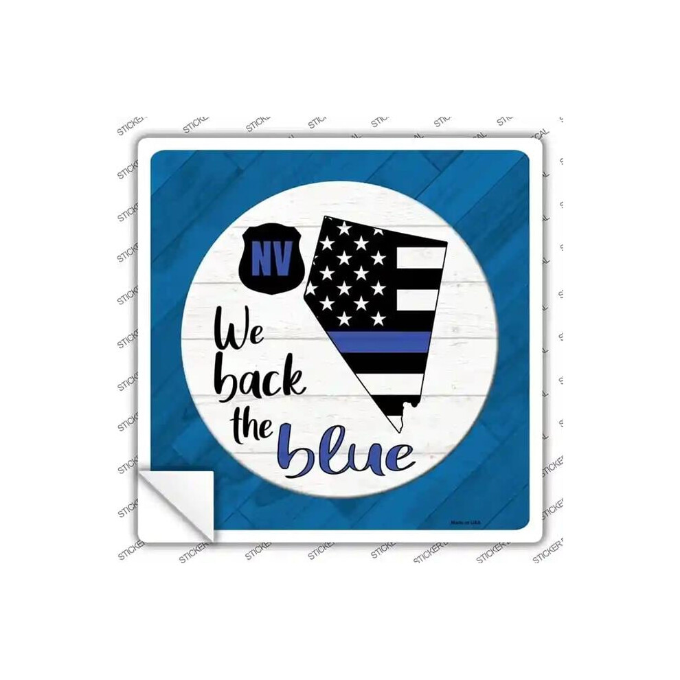 Smart Blonde Sq-1030S-Xl Nevada Back The Novelty Square Sticker Decal - Extra Large Blue 731997964241