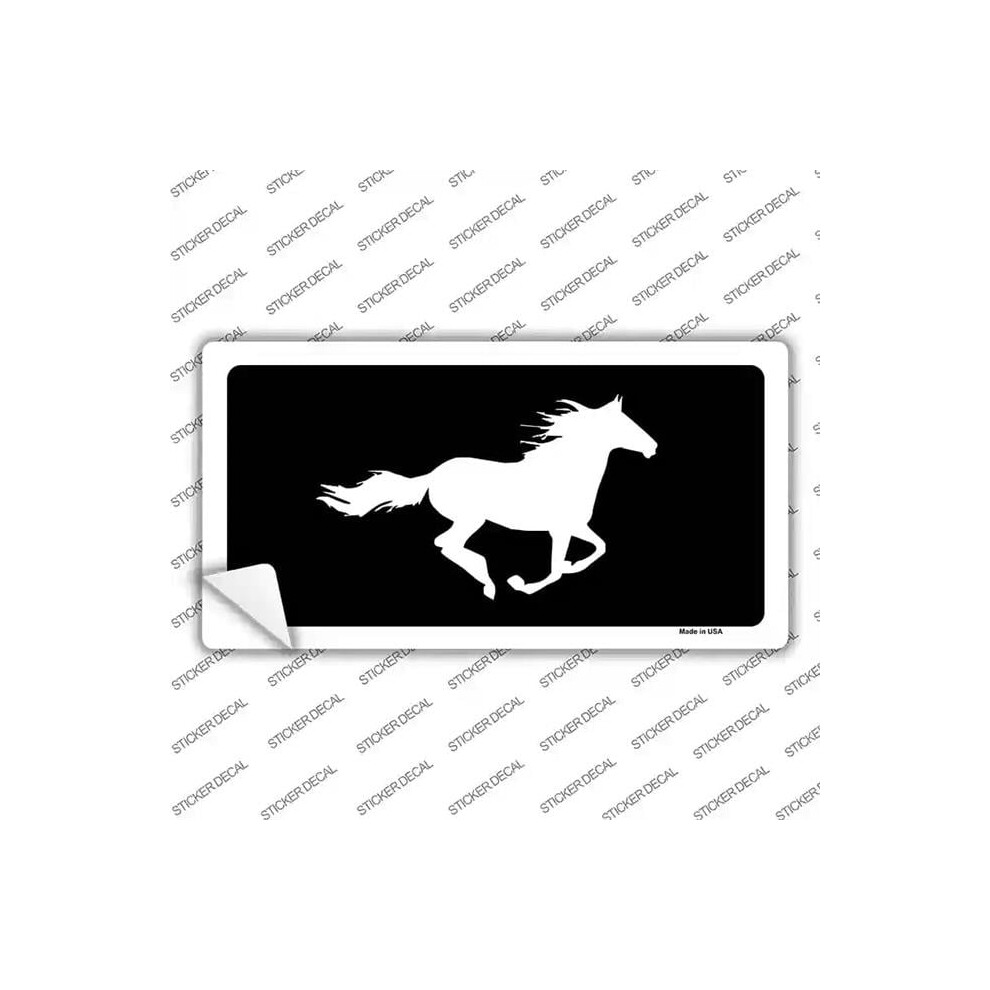 Smart Blonde Lp-4615S-L Running Horse Novelty Sticker Decal - Large 731997865791