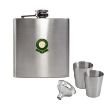 Hibernian football club hip flask gift set