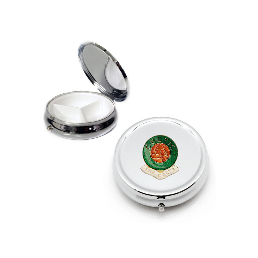 Knight Silver Glasgow Celtic Football Club Pill Box