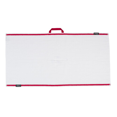 Tootista de tour tour tour toalha de golfe branca 20 x 40 polegadas