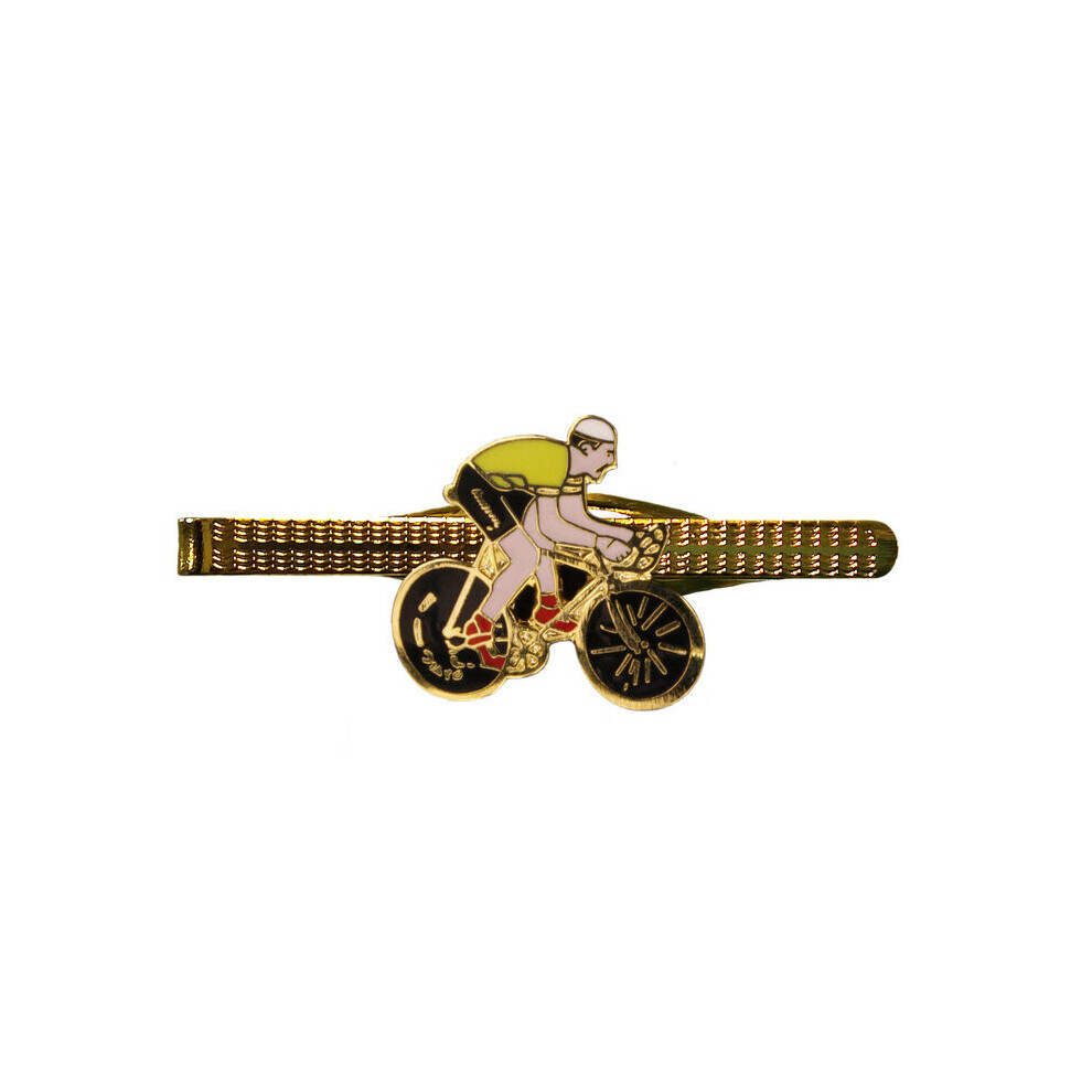 Cyclist tie pin