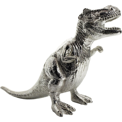 Verzilverde T-Rex Dinosaurus Spaarpot