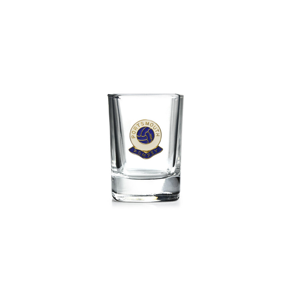 Portsmouth football club shot glass