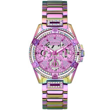 Guess GW0464L4 Damklocka med iriserande finish och flerfunktioner