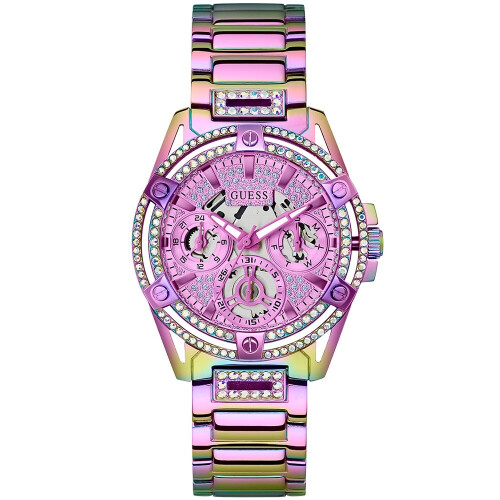 Guess Guess Dames Iriserend Multi-Function Horloge GW0464L4