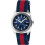 GUCCI Ανδρικό ρολόι Gucci YA142304 GG2570 Μπλε καμβάς 41mm 1